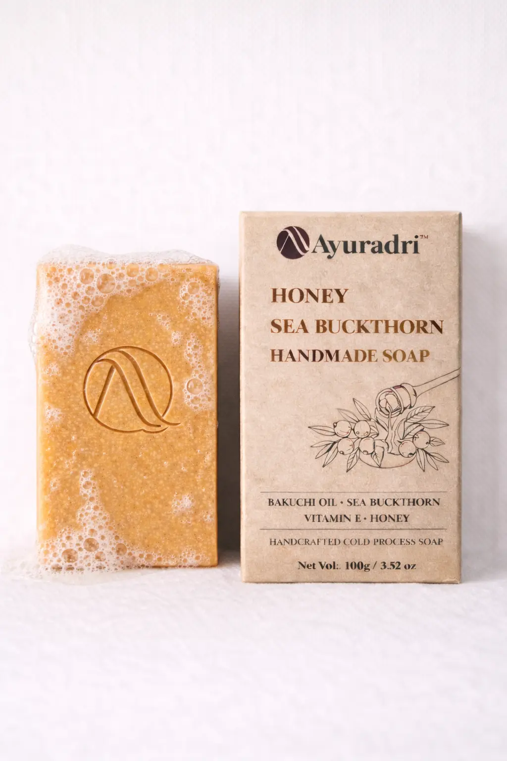 15a HONEY SEA BUCKTHORN HANDMADE SOAP